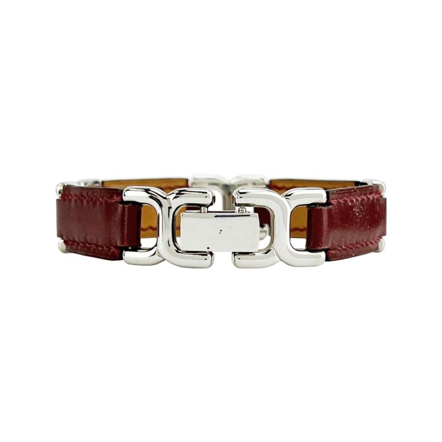 エルメス ■中古■ H モチーフ ブレスレット アクセサリー SS ルージュアッシュ シルバー □B刻【755064】13 |  | 03