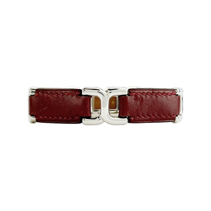 エルメス ■中古■ H モチーフ ブレスレット アクセサリー SS ルージュアッシュ シルバー □B刻【755064】13 |  | 04