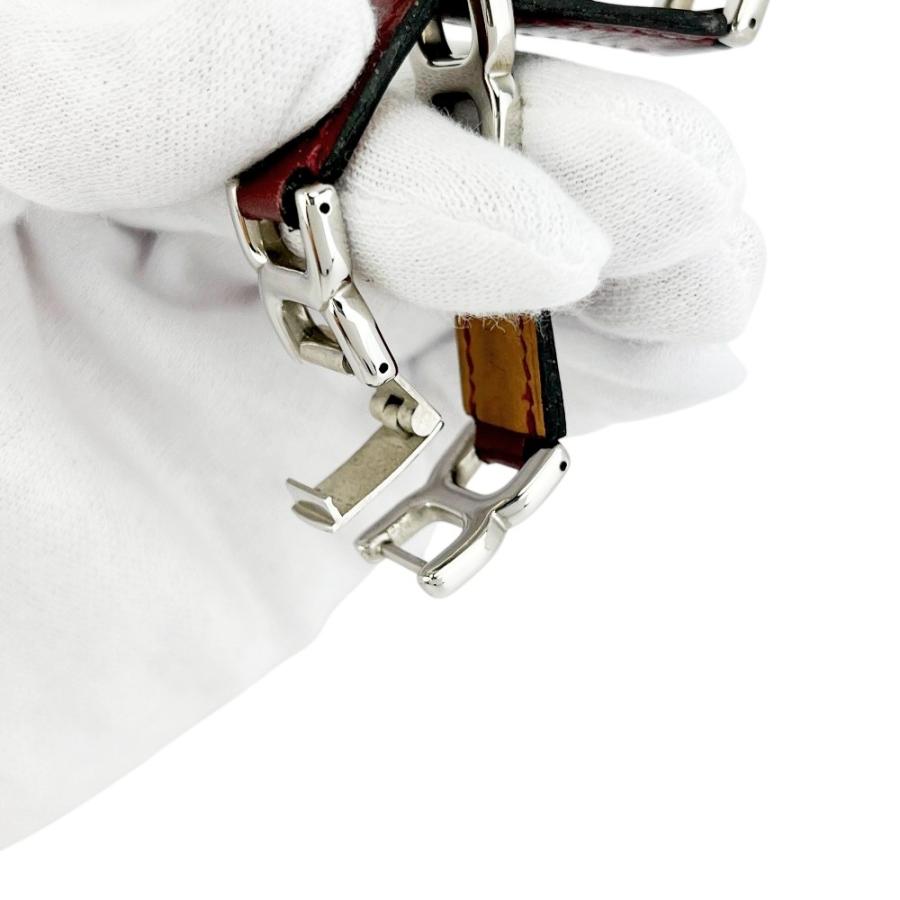 エルメス ■中古■ H モチーフ ブレスレット アクセサリー SS ルージュアッシュ シルバー □B刻【755064】13 |  | 07