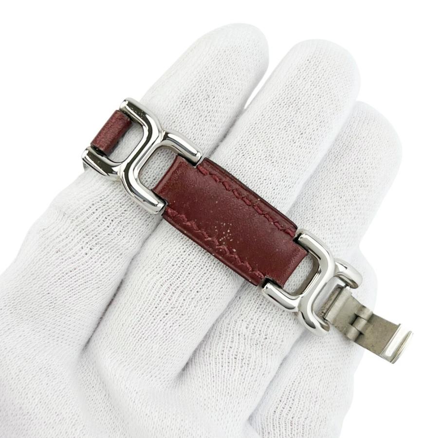 エルメス ■中古■ H モチーフ ブレスレット アクセサリー SS ルージュアッシュ シルバー □B刻【755064】13 |  | 08