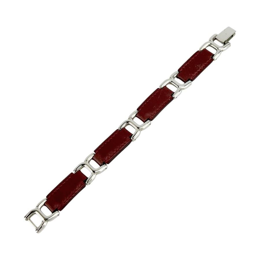 エルメス ■中古■ H モチーフ ブレスレット アクセサリー SS ルージュアッシュ シルバー □B刻【755064】13 |  | 09