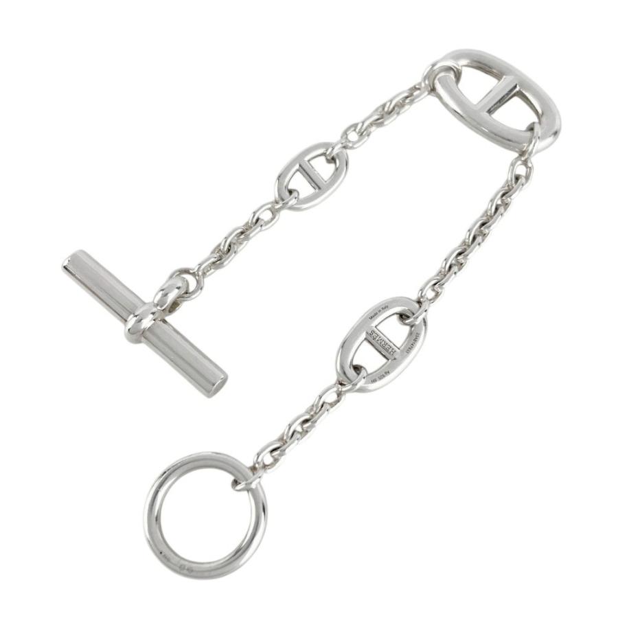 エルメス ■美品■ シェーヌダンクル ファランドール ブレスレット アクセサリー SV925 シルバー【755927】13 |  | 01