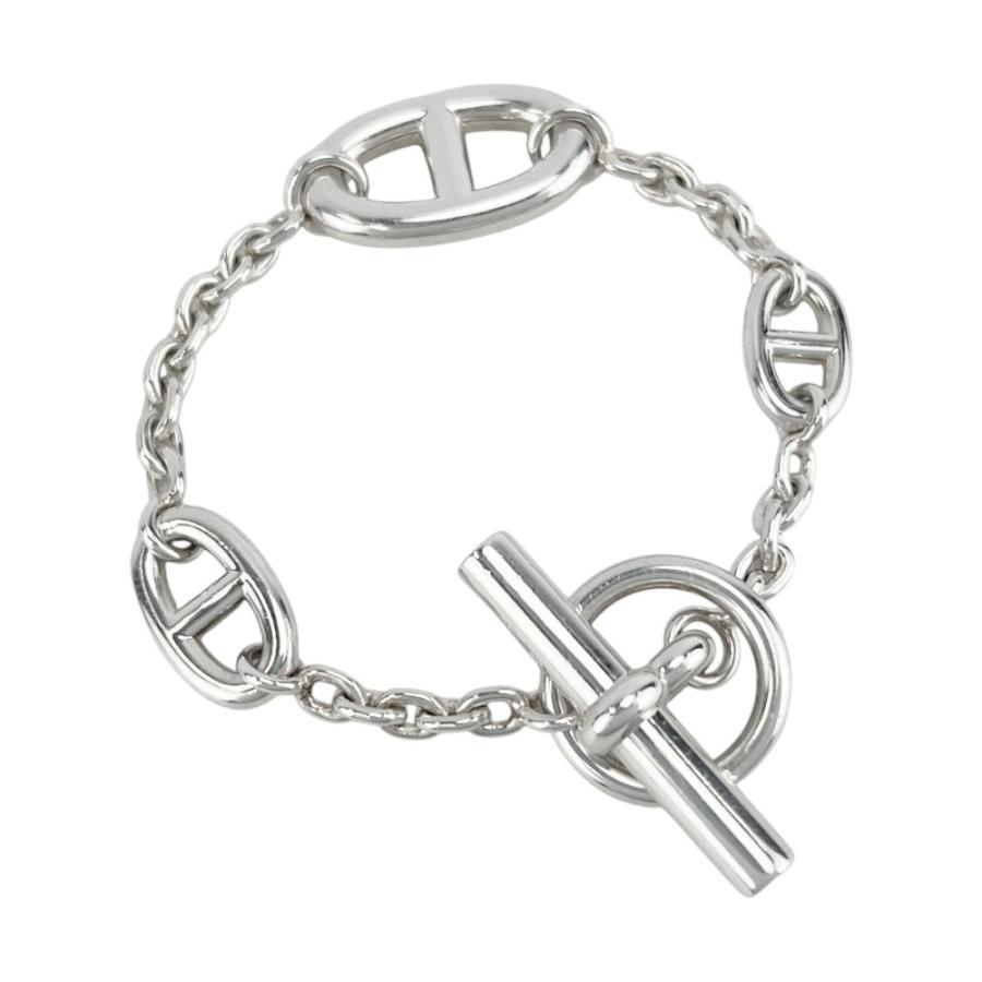 エルメス ■美品■ シェーヌダンクル ファランドール ブレスレット アクセサリー SV925 シルバー【755927】13 |  | 08
