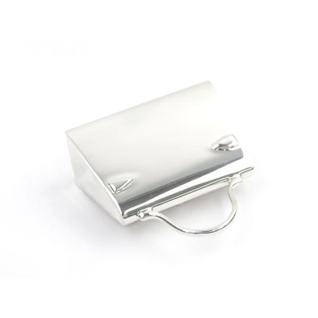 ▼値下げ▼　■新同■磨き済■　エルメス ケリー バッグ ピルケース 小物 入れ シルバー SV 【75643】 |  | 01