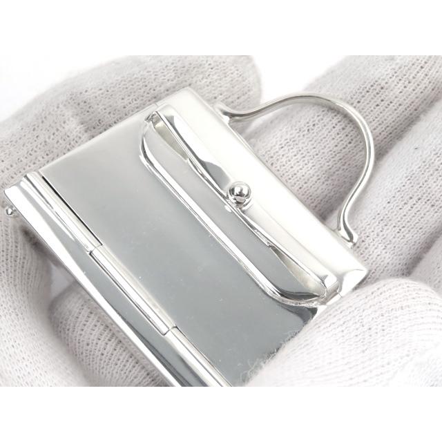 ▼値下げ▼　■新同■磨き済■　エルメス ケリー バッグ ピルケース 小物 入れ シルバー SV 【75643】 |  | 03