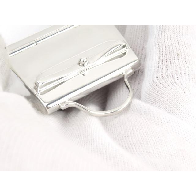 ▼値下げ▼　■新同■磨き済■　エルメス ケリー バッグ ピルケース 小物 入れ シルバー SV 【75643】 |  | 04