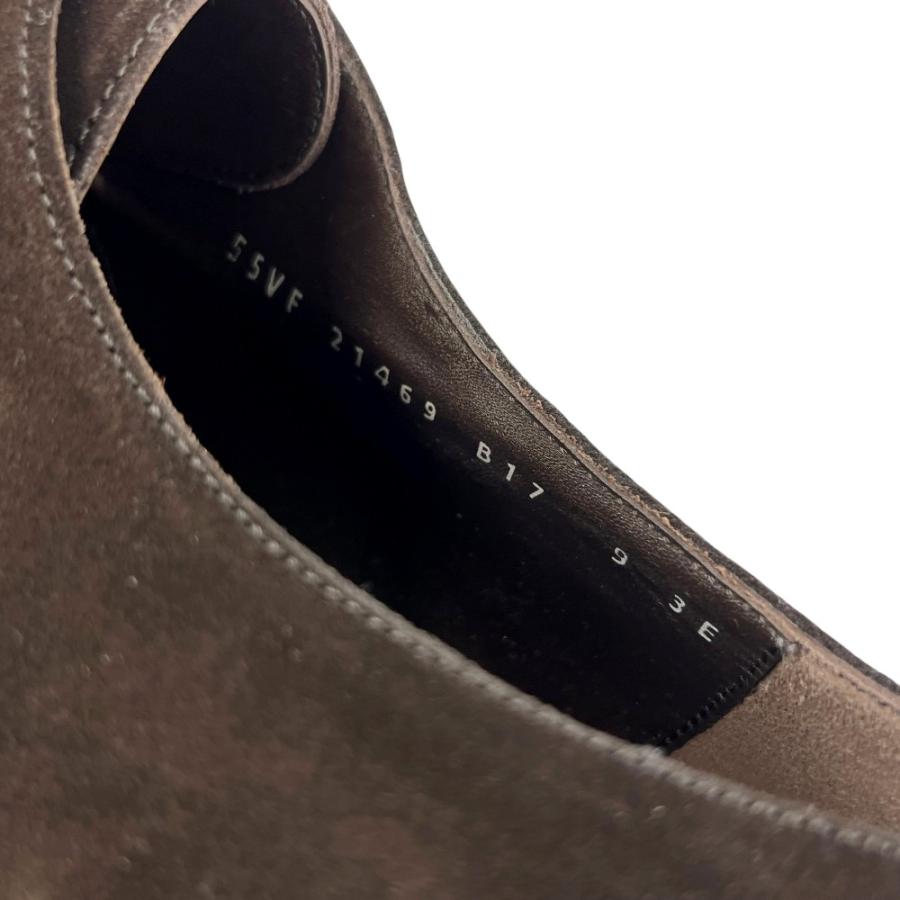 フェラガモ ■美品■ シングルモンク ビジネス シューズ 靴 スエード ブラウン シルバー #9 【756481】8 |  | 08