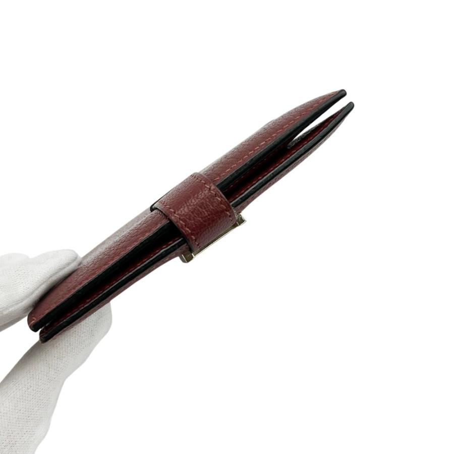 エルメス ■美品■ ベアン コンパクト 二つ折り 財布 ウォレット シェーブル ローズウッド □K刻 【758133】11 |  | 05