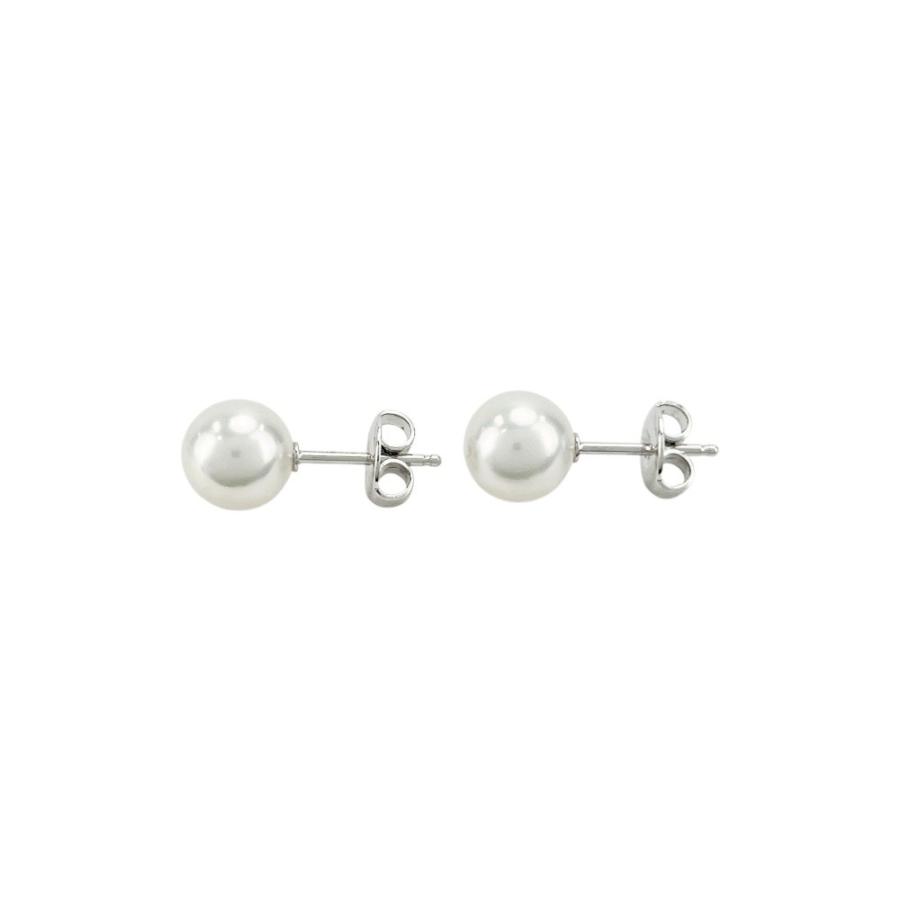 ミキモト ■美品■ ピアス アクセサリー パール K18 WG750 ホワイトゴールド 2.4g 箱【759222】13 |  | 01