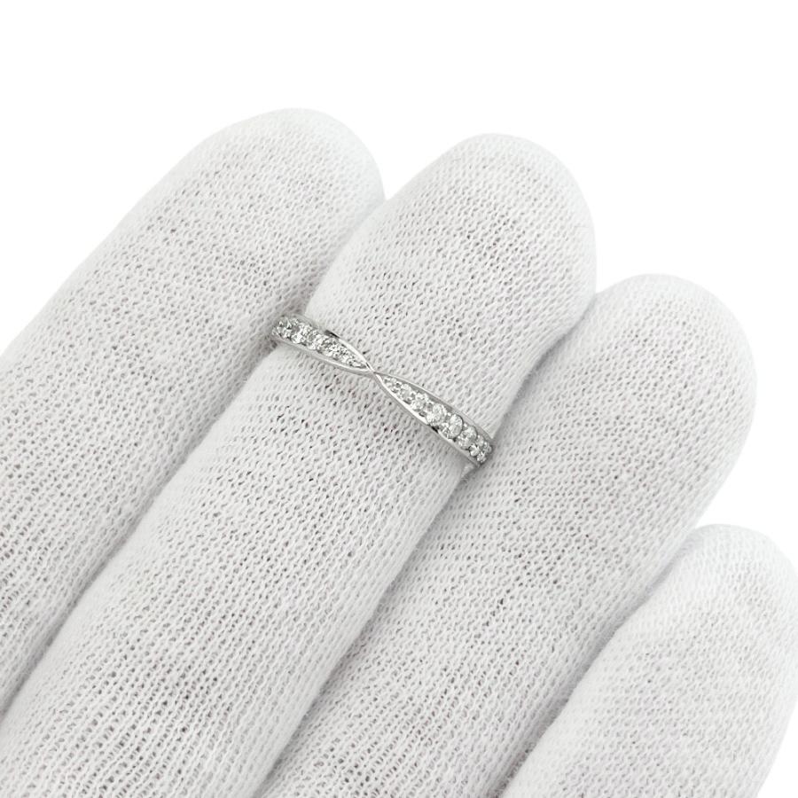 ティファニー ■美品■ ハーモニー リング 指輪 アクセサリー ダイヤ プラチナ PT950 シルバー 2.7g #10 【759369】13 |  | 09
