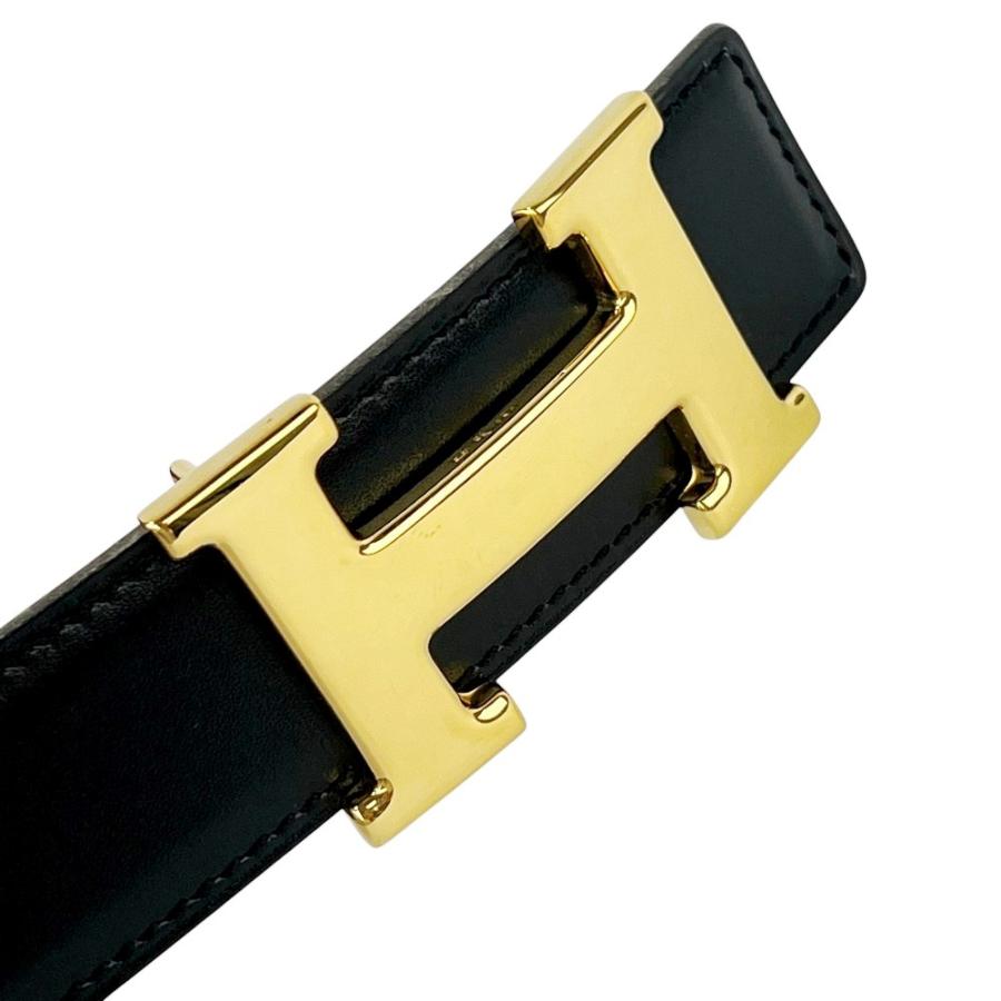 エルメス ■美品■ コンスタンス H ベルト ファッション H バックル エプソン GP ブラック ゴールド #65 □B刻 箱 【759536】8 |  | 04