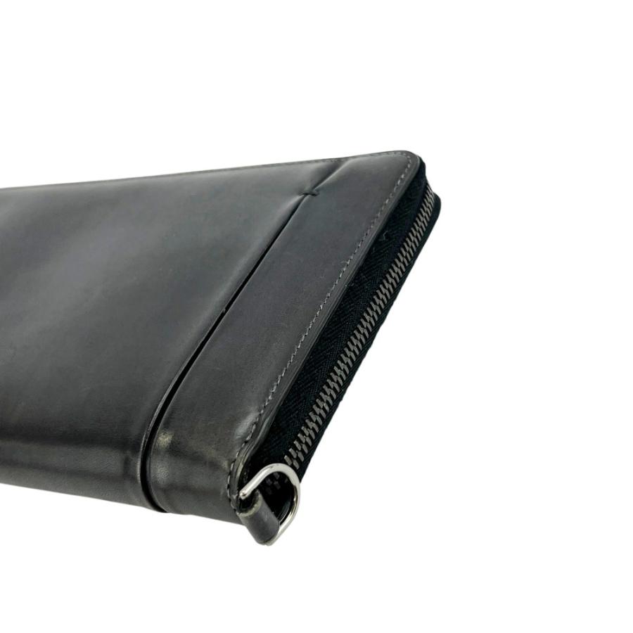 ベルルッティ ■美品■ ラウンドファスナー 長財布 ウォレット レザー ブラック【759727】11 |  | 02