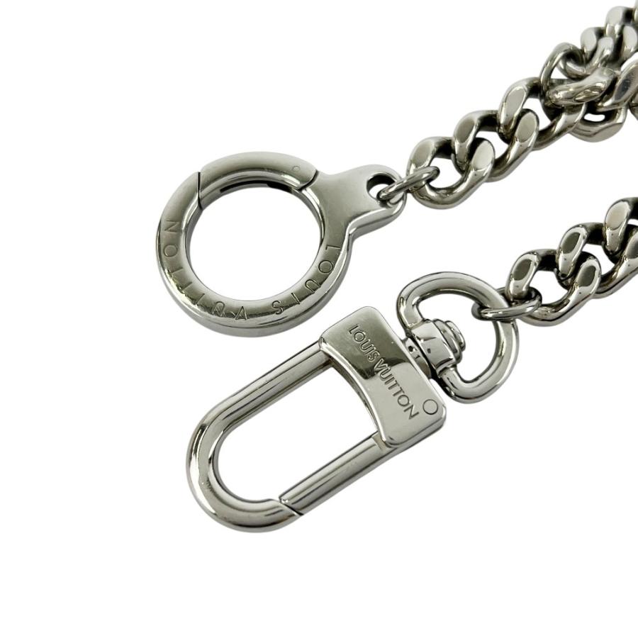 ルイヴィトン ■美品■ フィガロ ２連 チェーン ベルト ウォレットチェーン バッグチャーム SS シルバー M02216 箱【761195】11 |  | 03