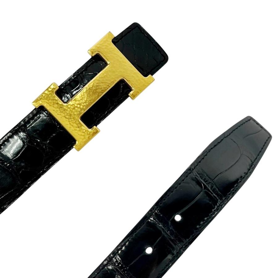 エルメス ■中古■ コンスタンス ベルト ファッション Hバックル ポロサス ブラック ゴールド #90 □L刻 【762154】8 |  | 04
