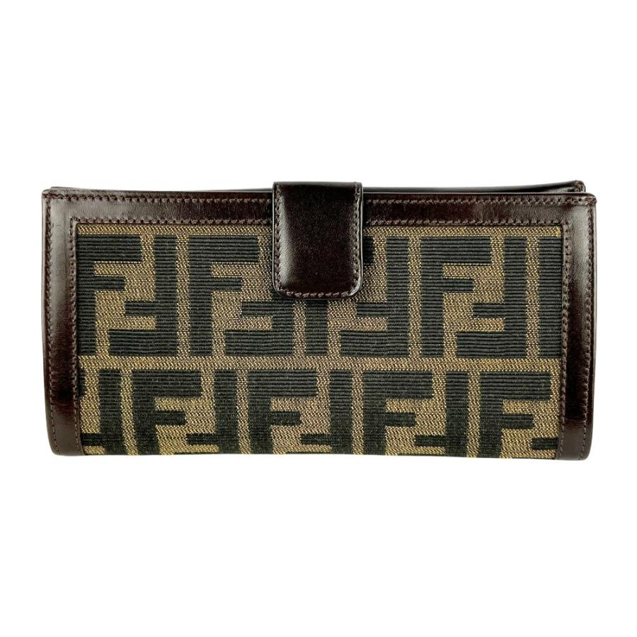 フェンディ ■美品■ ズッカ 長財布 ウォレット キャンバス ブラウン 箱【762628】13 |  | 01