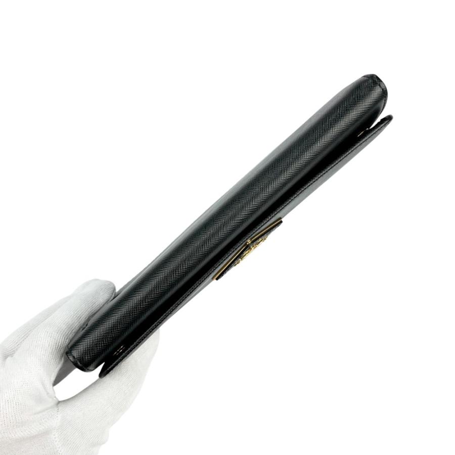 プラダ ■美品■ 長財布 ウォレット サフィアーノ ブラック 1M1132 箱【763557】13 |  | 04