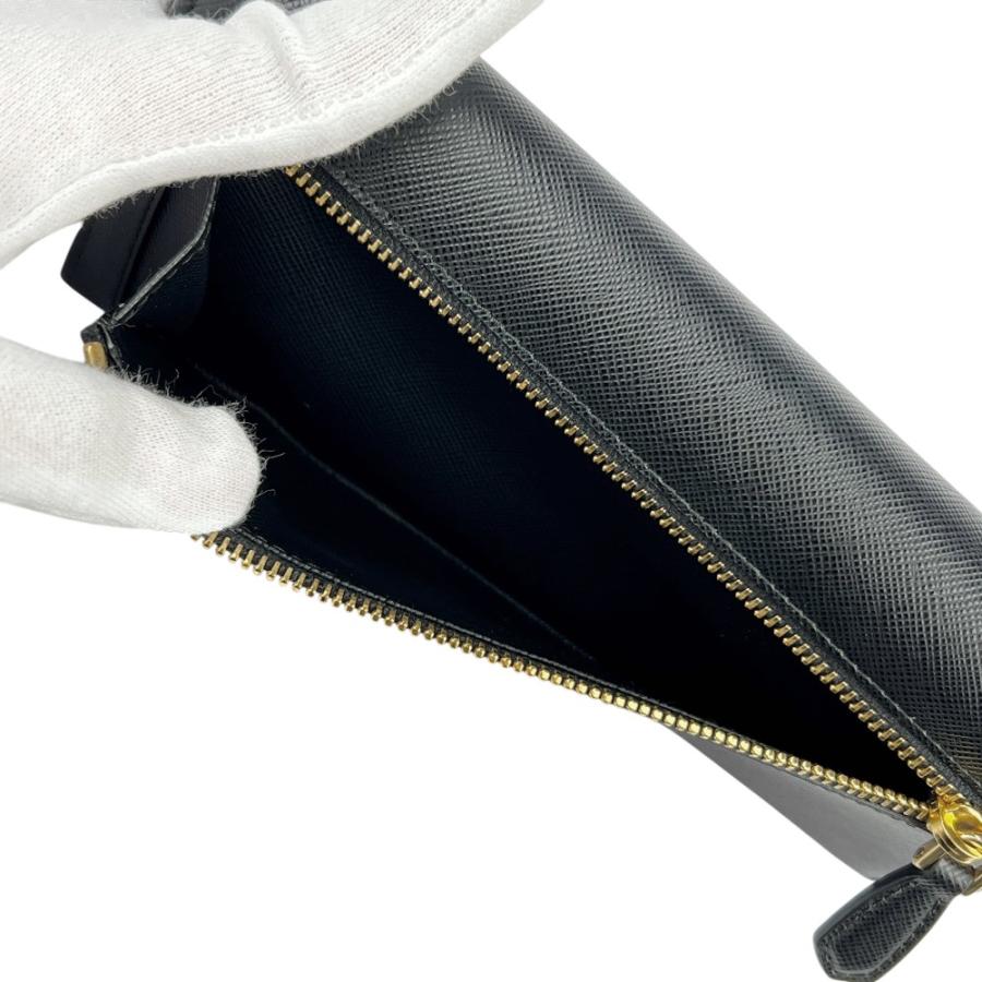 プラダ ■美品■ 長財布 ウォレット サフィアーノ ブラック 1M1132 箱【763557】13 |  | 07