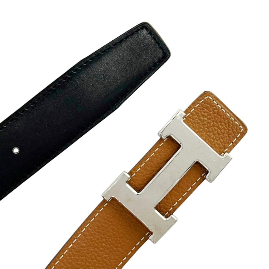 エルメス ■中古■ コンスタンス ベルト ファッション ボックスカーフ トゴ ブラック ゴールド シルバー #90 □F刻 箱 【763601】 8 |  | 04