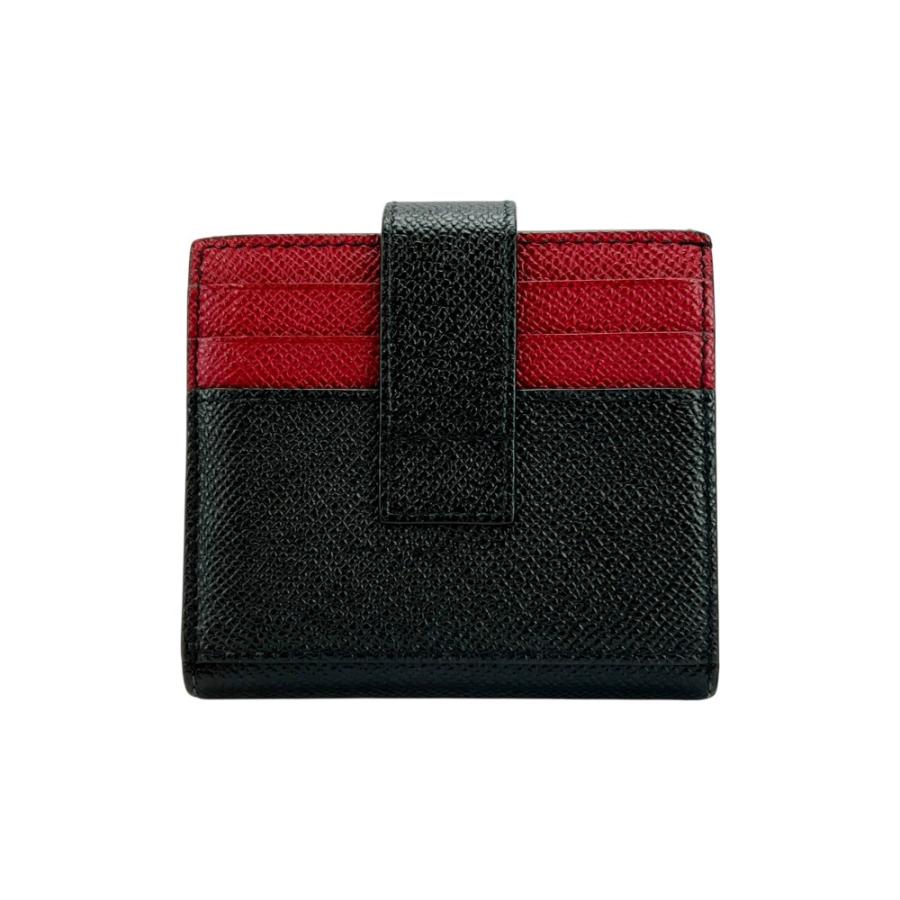 ブルガリ■美品■ 二つ折り 財布 ウォレット コンパクト 札入れ サークルロゴ レザー ブラック レッド 【763922】15 |  | 01