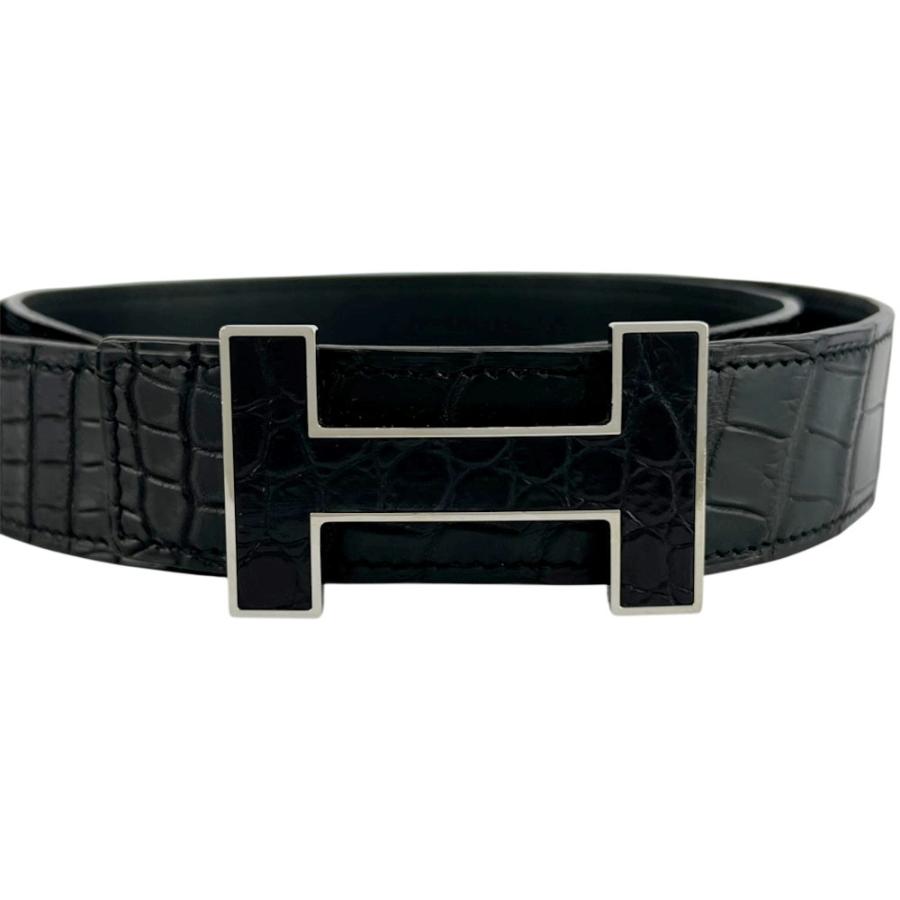 エルメス ■美品■ コンスタンス ベルト ファッション Hバックル レザー ポロサス ブラック #85 A刻 【764905】3 |  | 07