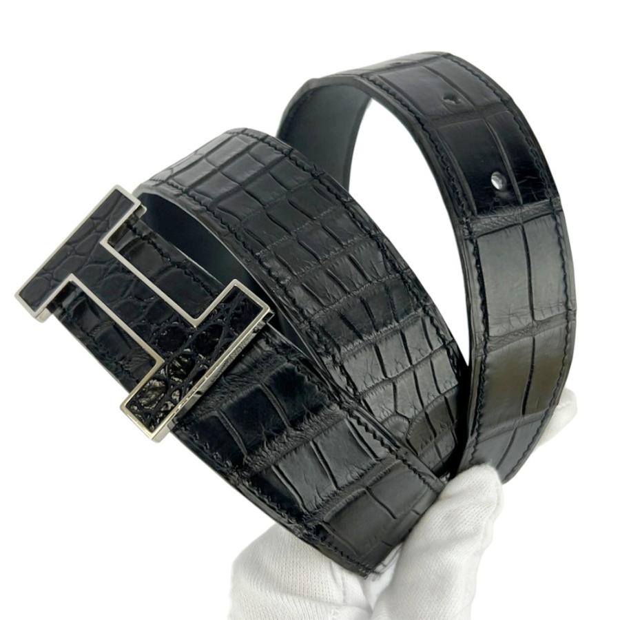 エルメス ■美品■ コンスタンス ベルト ファッション Hバックル レザー ポロサス ブラック #85 A刻 【764905】3 |  | 08