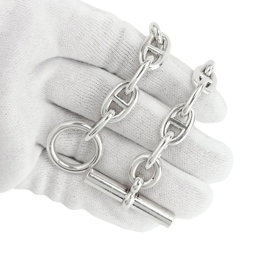 エルメス ■美品■ シェーヌダンクル MM ブレスレット アクセサリー 18コマ SV925 シルバー 箱【766381】13 |  | 04