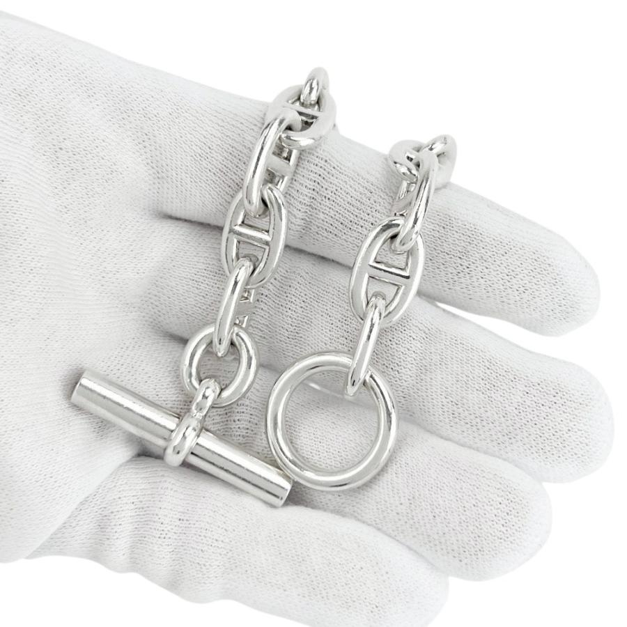 エルメス ■美品■ シェーヌダンクル MM ブレスレット アクセサリー 18コマ SV925 シルバー 箱【766381】13 |  | 05