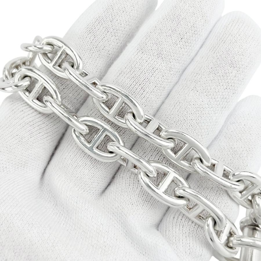 エルメス ■美品■ シェーヌダンクル MM ブレスレット アクセサリー 18コマ SV925 シルバー 箱【766381】13 |  | 07