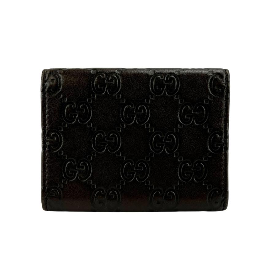グッチ ■美品■ カードケース 名刺入れ パスケース シマ ダークブラウン 120965 【766794】11 |  | 01