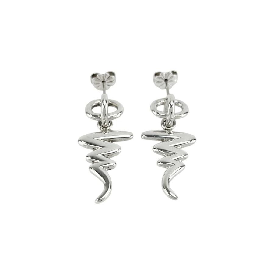 ティファニー ■美品■ スクリブル ドロップ スタッド ピアス アクセサリー SV925 シルバー【768330】13 |  | 03