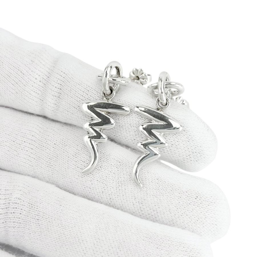 ティファニー ■美品■ スクリブル ドロップ スタッド ピアス アクセサリー SV925 シルバー【768330】13 |  | 05