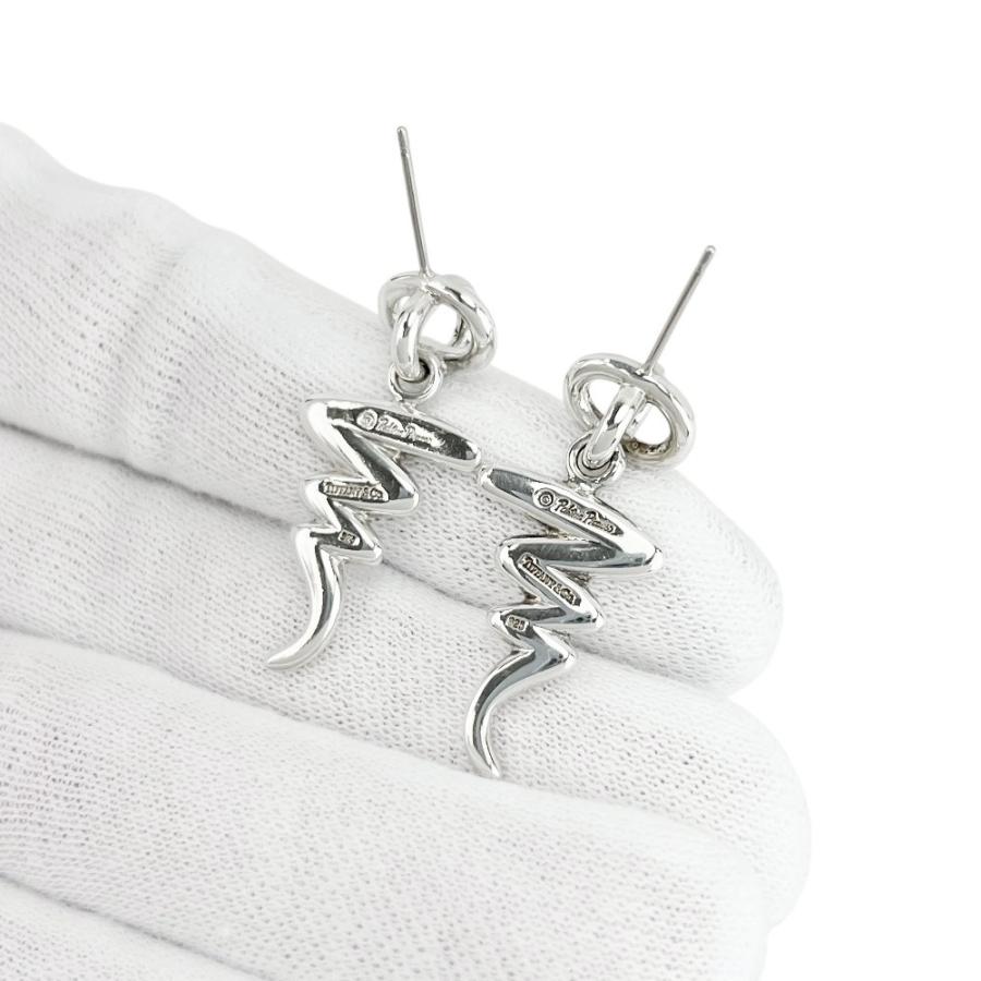 ティファニー ■美品■ スクリブル ドロップ スタッド ピアス アクセサリー SV925 シルバー【768330】13 |  | 07