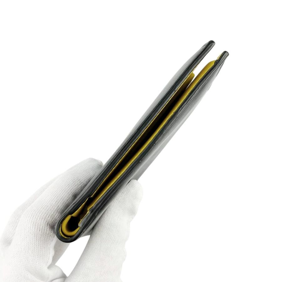 フェンディ ■新同■ 二つ折り 財布 ウォレット レザー ブラック イエロー 箱【769566】13 |  | 05