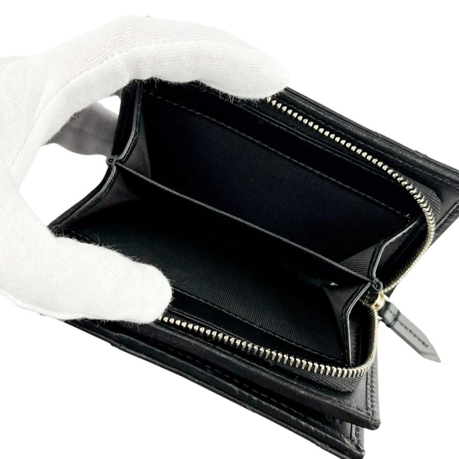 グッチ ■未使用■ ダブルG 二つ折り 財布 ウォレット レザー ブラック 773427・2184 箱【769603】13 |  | 07