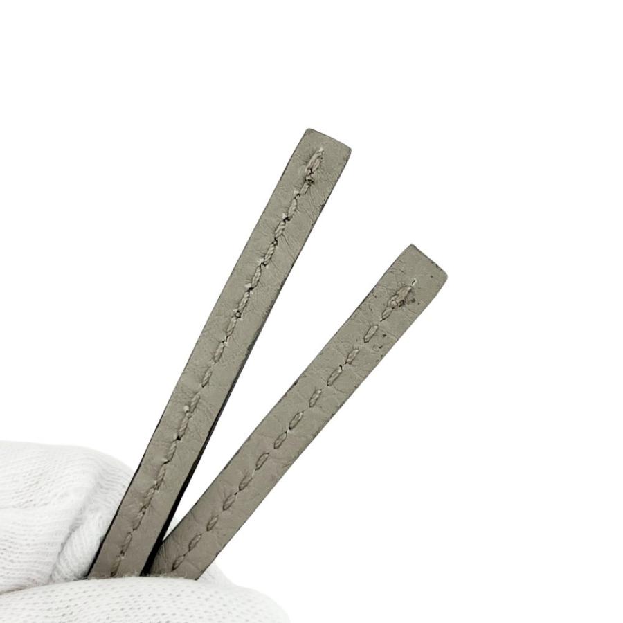 グッチ ■未使用■ インターロッキング G キーリング キーホルダー レザー GP  グレー ゴールド 324403 箱【770524】13 |  | 08