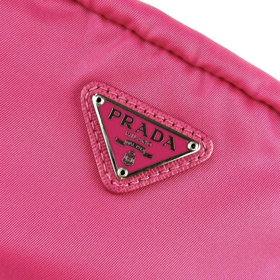 プラダ ■美品■ ポーチ 小物入れ ナイロン ピンク 1N0175【771200】13 |  | 09