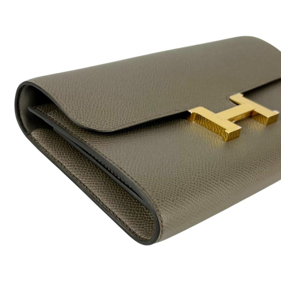 エルメス ■未使用■ コンスタンス ロング トゥーゴー ショルダー 長財布 ロング ウォレット エプソン エトゥープ K刻 箱【776403】11 |  | 03
