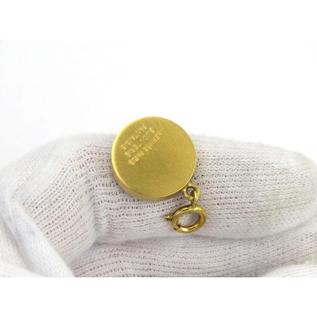 ■新同■　エルメス セリエ ネックレス トップ ゴールド GP ブラック シェル 【80760】 |  | 03