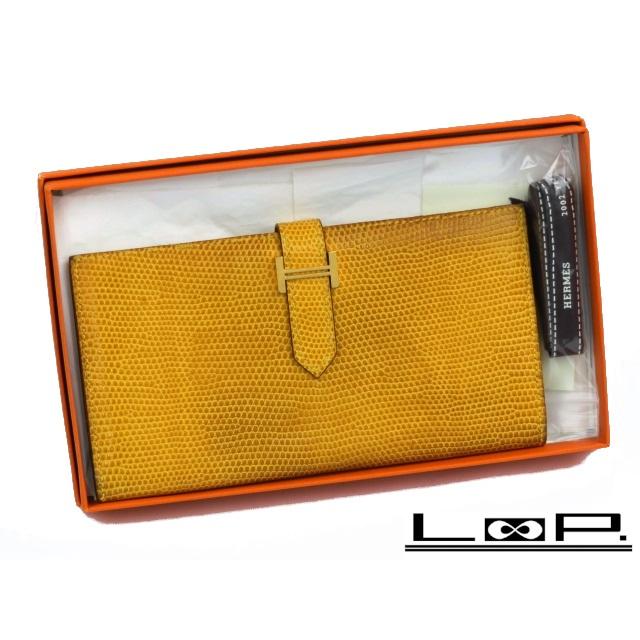 エルメス　レザー２つ折り財布　手帳カバー　リザード リザード HERMES(エルメス) 財布・小物(レディース) - 海外通販