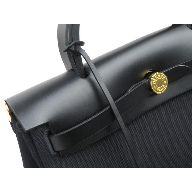 ■未使用■　エルメス エールバッグ ジップ PM ハンド ショルダー ブラック U刻 箱 【89138】 HERMES - □未使用□ エルメス エールバッグ ジップ PM ハンド