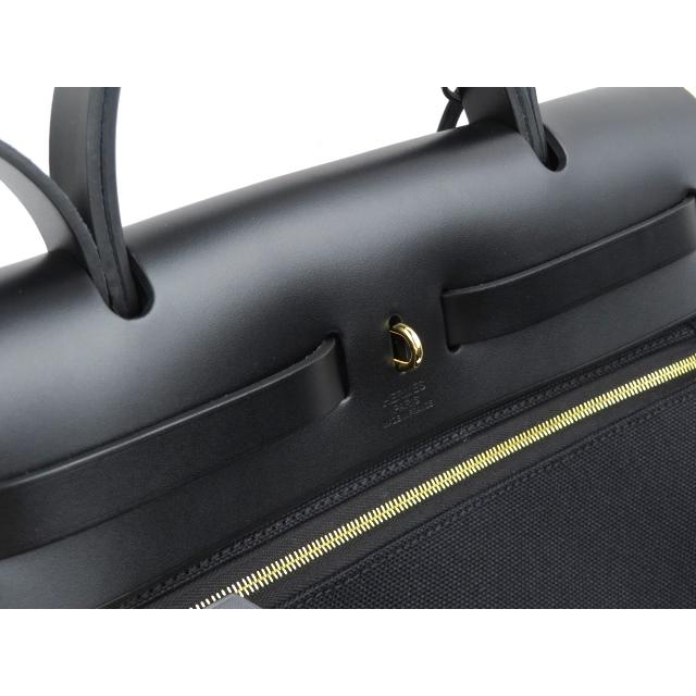 ■未使用■　エルメス エールバッグ ジップ PM ハンド ショルダー ブラック U刻 箱 【89138】 HERMES - □未使用□ エルメス エールバッグ ジップ PM ハンド
