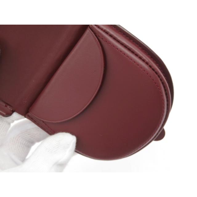 ■新同■　カルティエ マスト  ケース 小銭入れ レザー ボルドー 箱 LV L3000463【89404】 □新同□ カルティエ マスト コイン ケース 小銭入れ レザー ボルドー