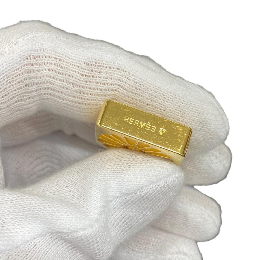 ▼値下げ▼■中古■　エルメス カデナ バッグ チャーム 太陽 ゴールド GP 【93975】 |  | 05