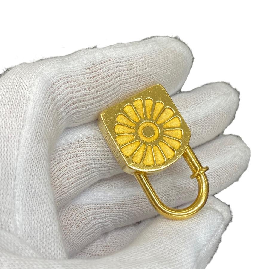 ▼値下げ▼■中古■　エルメス カデナ バッグ チャーム 太陽 ゴールド GP 【93975】 |  | 08
