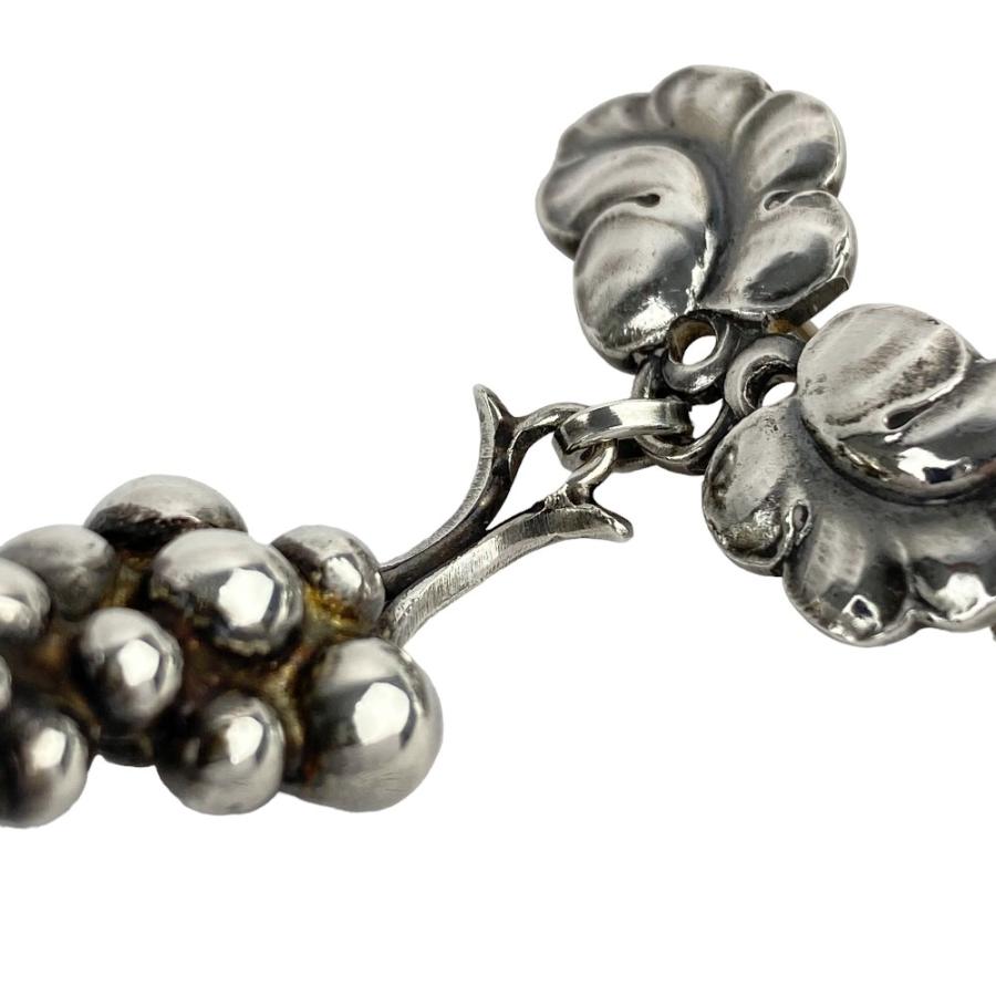 ▼値下げ▼　■美品■　ジョージジェンセン グレープ ぶどう ブローチ シルバー SV #217 【95696】 |  | 06