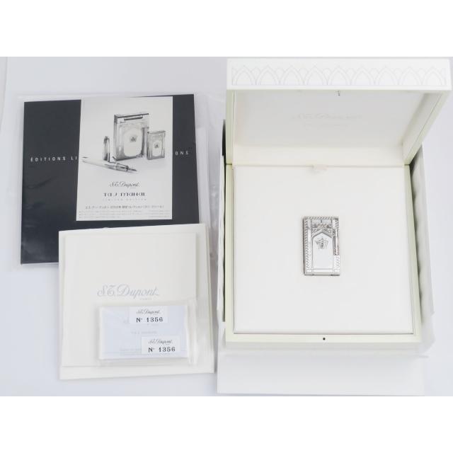■新同■2000個限定■　デュポン ガス ライター たばこ 煙草 タージマハル 限定 シルバー SS 【96037】 |  | 09