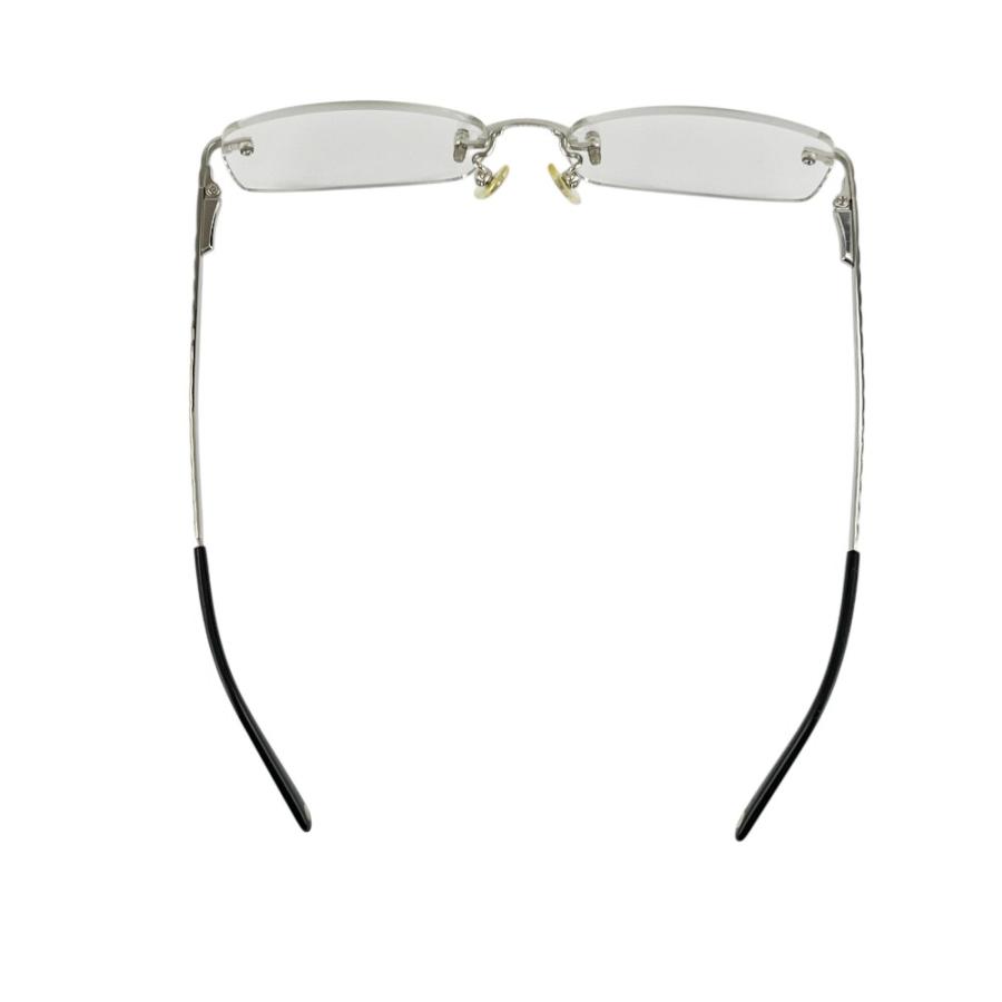 シャネル ■美品■ リムレス スクエア 眼鏡 メガネ ファッション SS シルバー ブラック 53□16 135 2116T 124 【A41】11 |  | 03