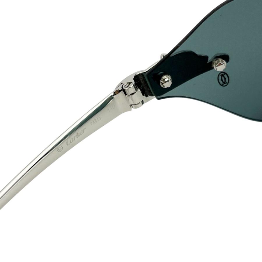 カルティエ ■新同■ パンテール リムレス サングラス メガネ 眼鏡 ファッション パンサー SS ブルー シルバー 箱 【A46】11 |  | 04