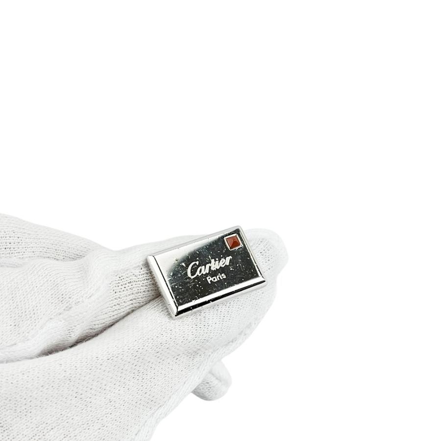カルティエ ■中古■ カフス エンヴェロープ アクセサリー レターモチーフ SV925 赤石 シルバー レッド 【A47】11 |  | 07