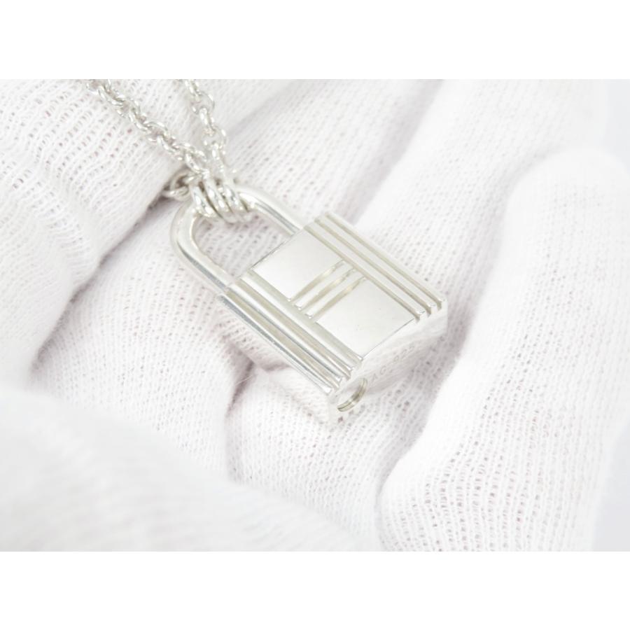 ■新同■磨き済■　エルメス カデナ ケリー ネックレス アクセサリー キー付き SV 925 【A58743】 |  | 01